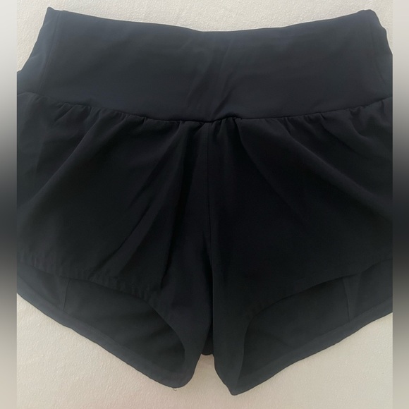The Gym People High Waisted Black Running Shorts Quick Dry 3” Inseam Large - Picture 6 of 11